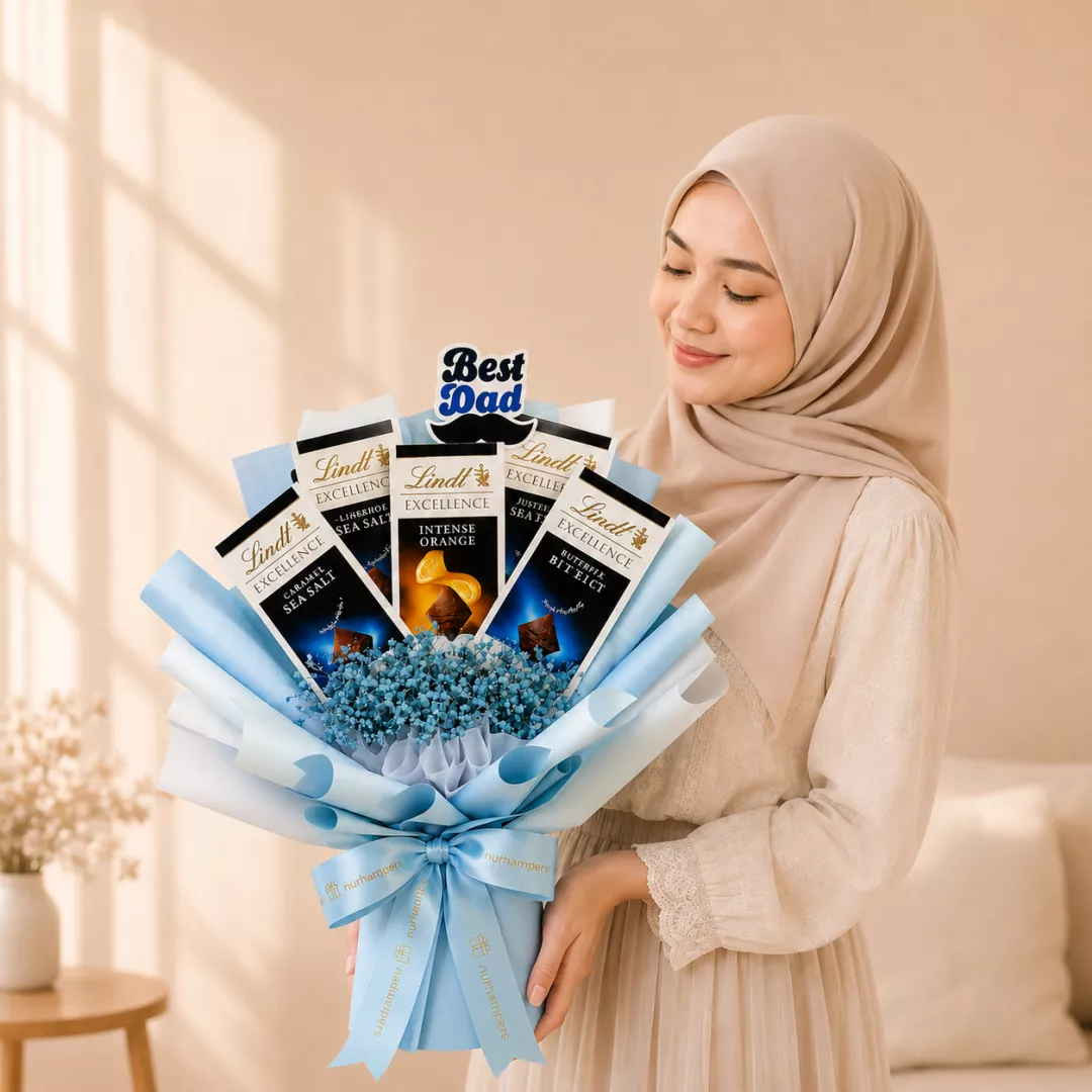 Father's Day Nurhampers Lindt Chocolate Bouquet for Dad (Klang Valley Only)
