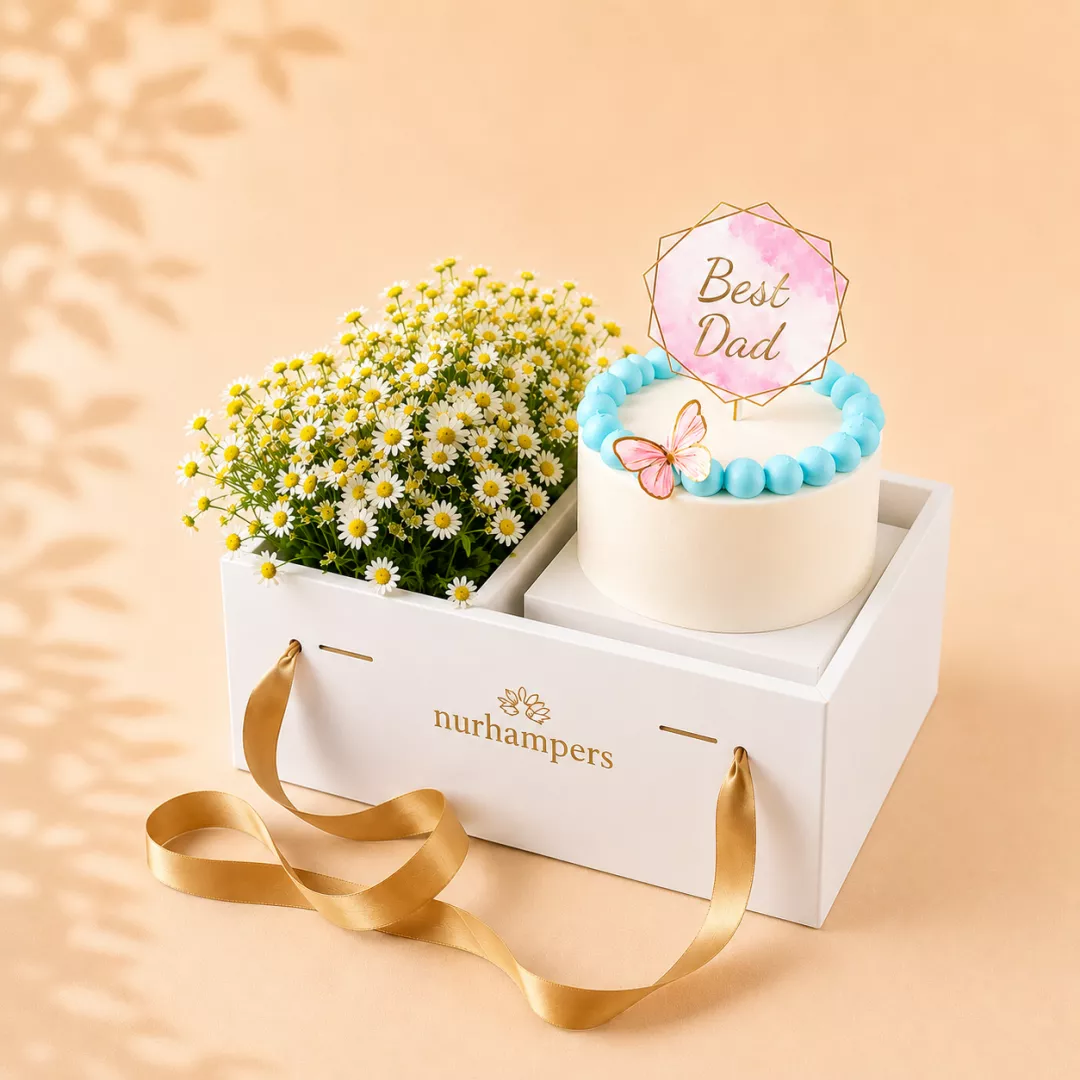 Father's Day Nurhampers Sweet Desire Flower Cake Box (Klang Valley Only)
