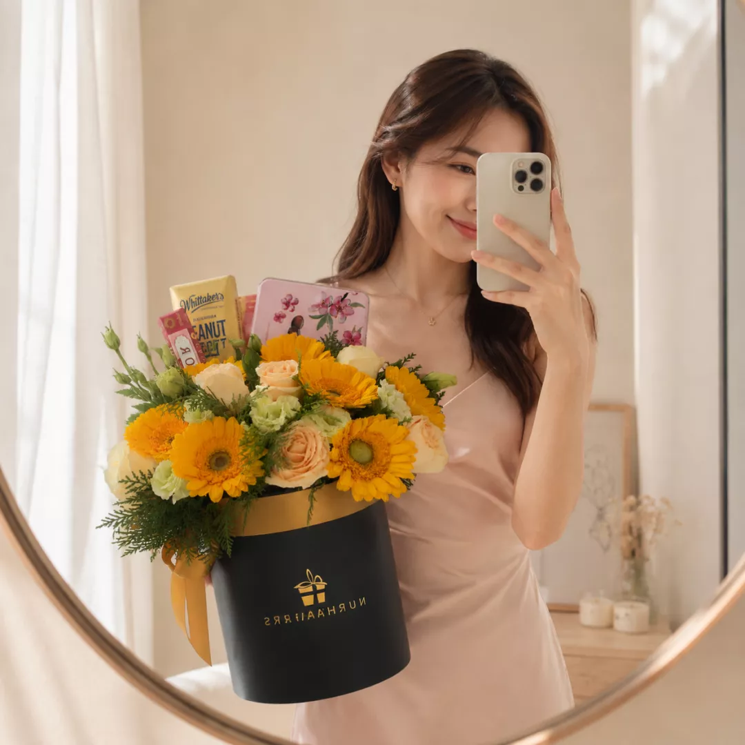 Father's Day Nurhampers Clarice Chocolate Flower Box