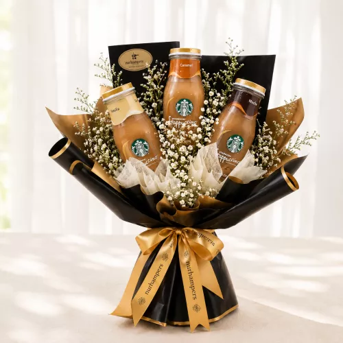 Father's Day Nurhampers STARBUCKS® Shake It Frappe Bouquet
