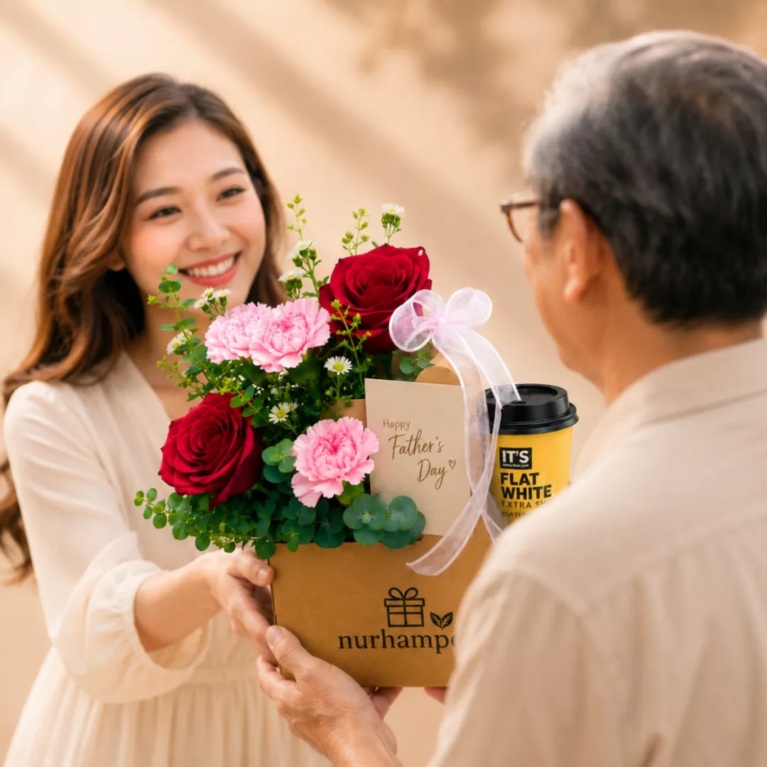 Father's Day Nurhampers Ruby Coffee Bloom Box