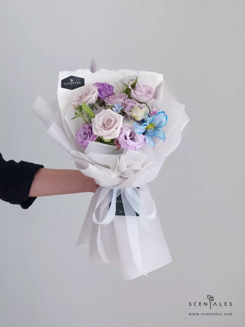 (2026 Valentine’s Day Special) Scentales Amour en Lilac Flower Bouquet