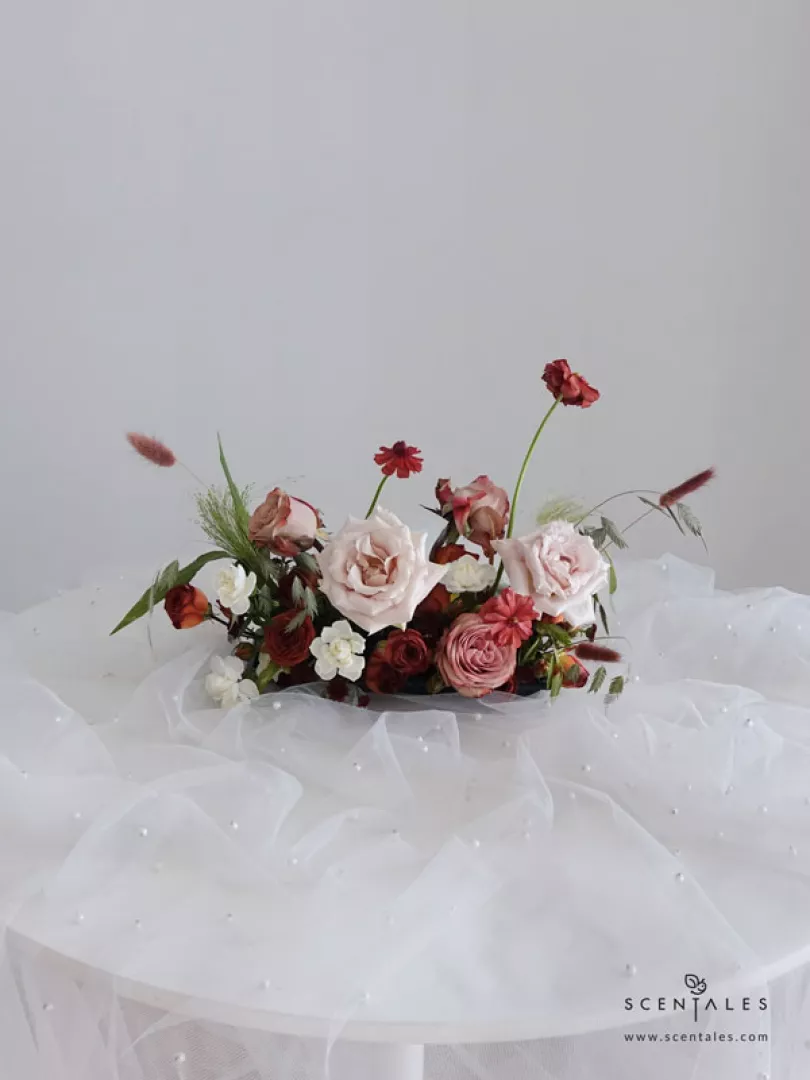 (2026 Valentine’s Day Special) Scentales Velvet Bordeaux Decoration Package