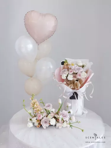 (2026 Valentine’s Day Special) Scentales Pink Promise Decoration Package