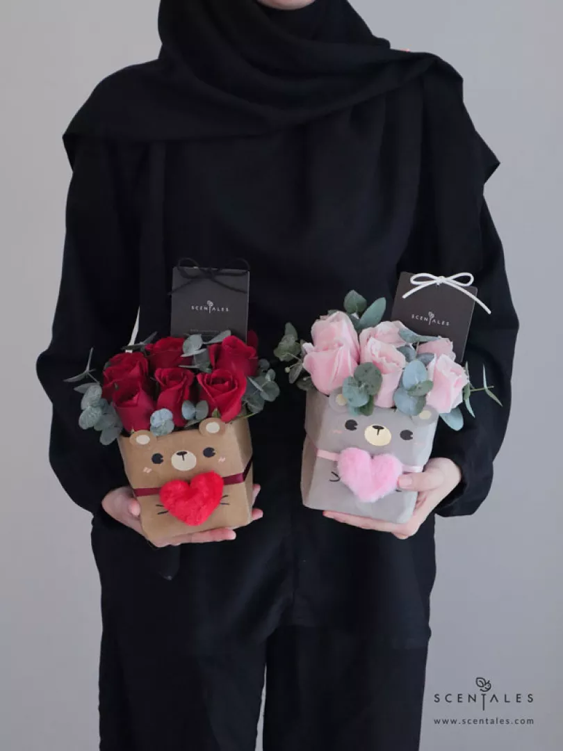 (2026 Valentine’s Day Special) Scentales Barry The Bear Kraft Bag