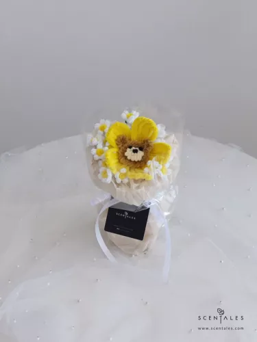 (2026 Valentine’s Day Special) Scentales Sunshine Hugs Twisting Stick Petite Flower Bouquet