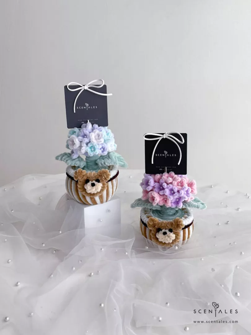 (2026 Valentine’s Day Special) Scentales Snuggle Twisting Stick Flower Pot Memo Clip