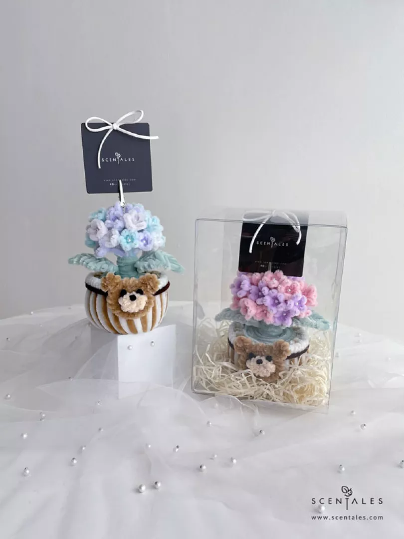 (2026 Valentine’s Day Special) Scentales Snuggle Twisting Stick Flower Pot Memo Clip