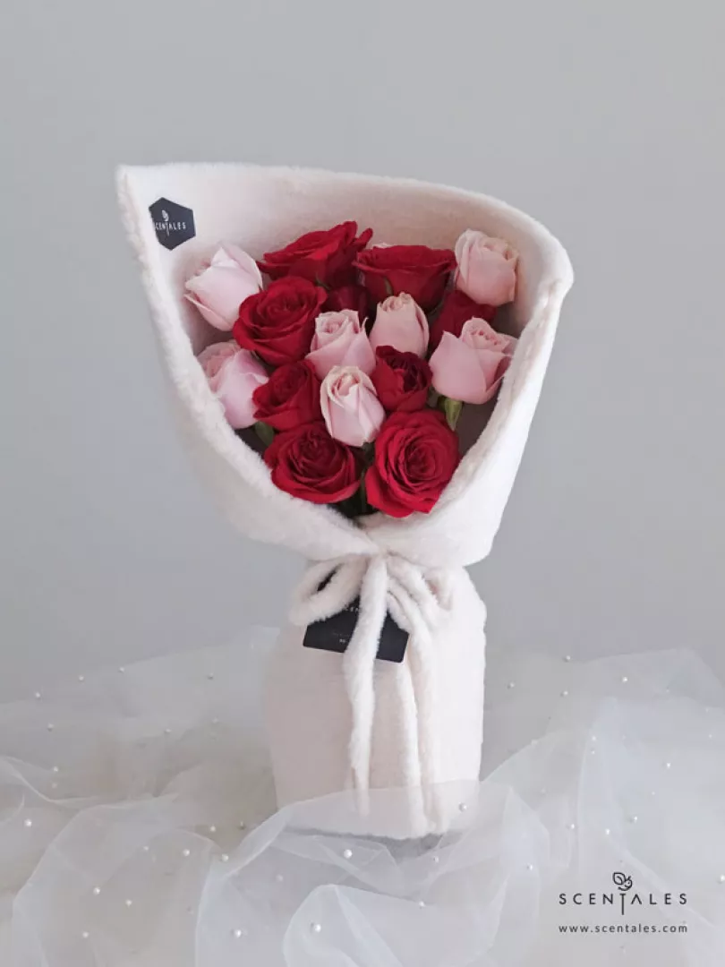 (2026 Valentine’s Day Special) Scentales Endless Devotion Fresh Flower Bouquet