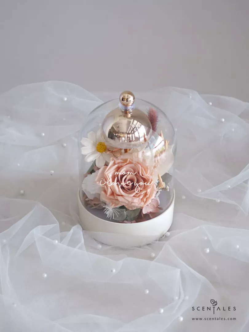 (2026 Mother’s Day Special) Scentales La Vie En Rose Bell Jar Lamp