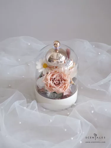 (2026 Mother’s Day Special) Scentales La Vie En Rose Bell Jar Lamp