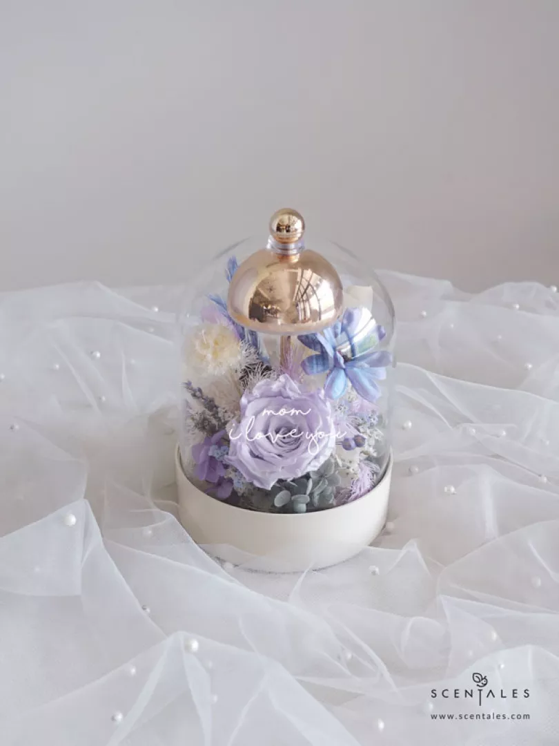 (2026 Mother’s Day Special) Scentales Violette Opaline Bell Jar Lamp