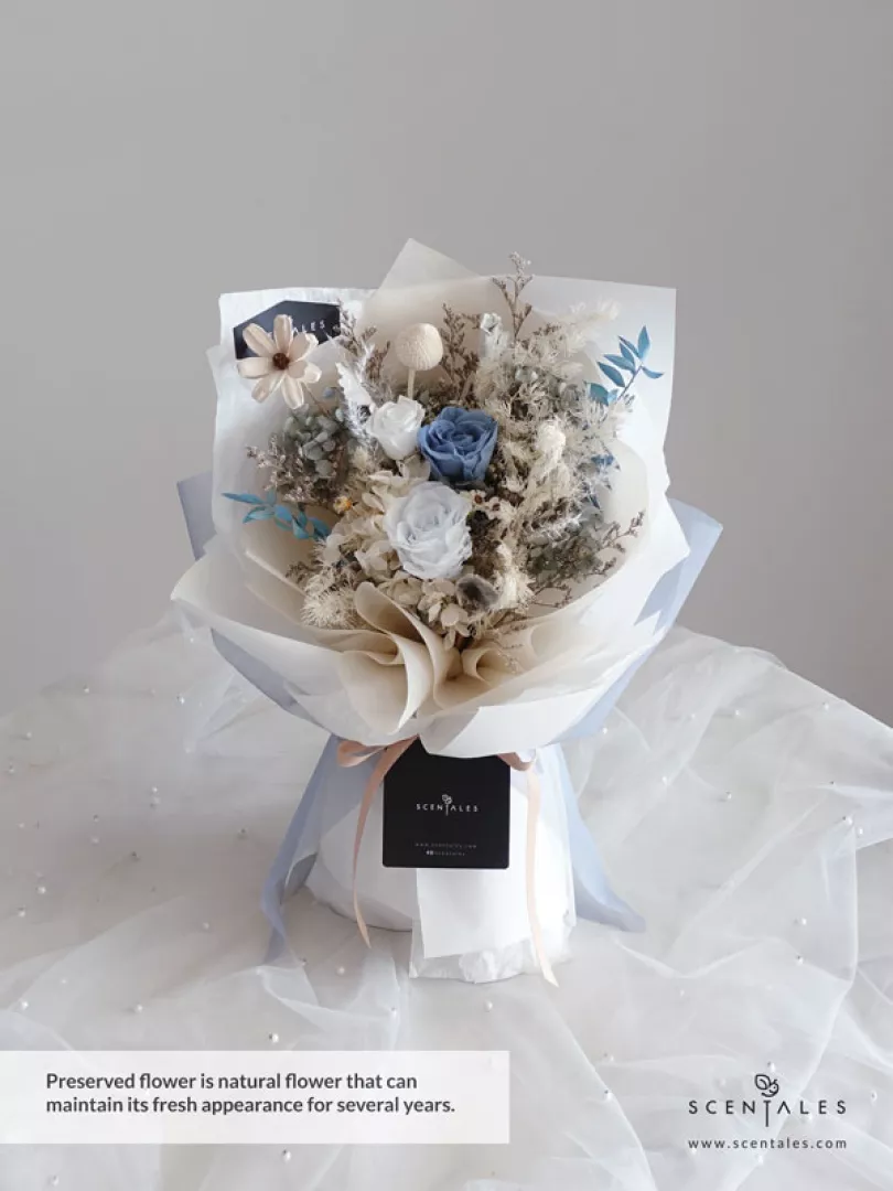 (2026 Mother’s Day Special) Scentales Helen Preserved & Dried Flower Bouquet