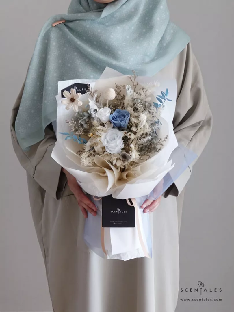 (2026 Mother’s Day Special) Scentales Helen Preserved & Dried Flower Bouquet