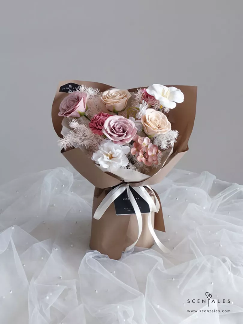 (2026 Mother’s Day Special) Scentales Faeleen Soap Flower Bouquet