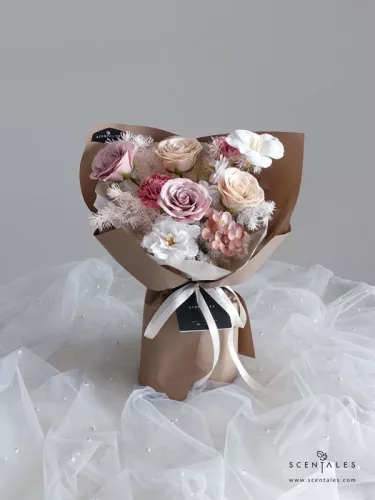 (2026 Mother’s Day Special) Scentales Faeleen Soap Flower Bouquet