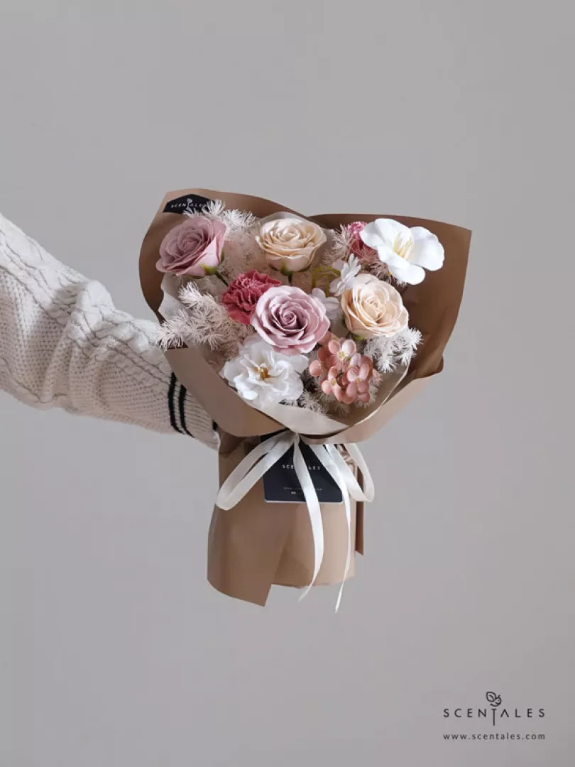 (2026 Mother’s Day Special) Scentales Faeleen Soap Flower Bouquet