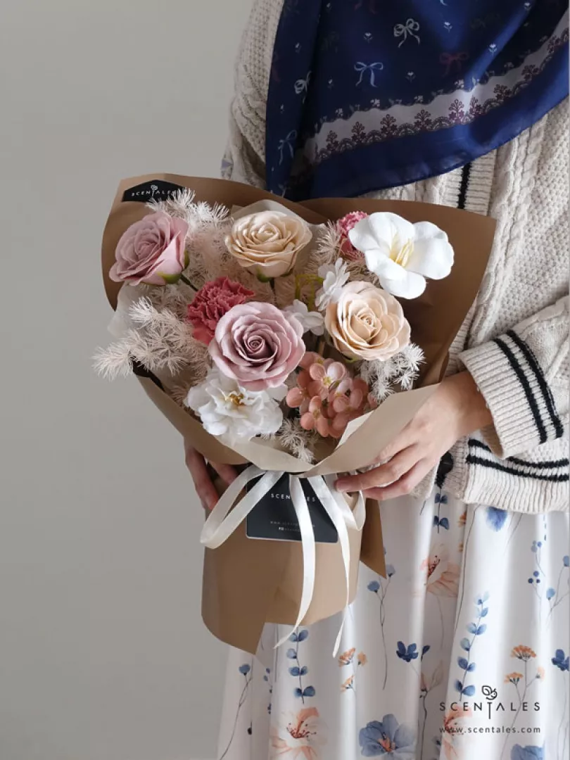 (2026 Mother’s Day Special) Scentales Faeleen Soap Flower Bouquet