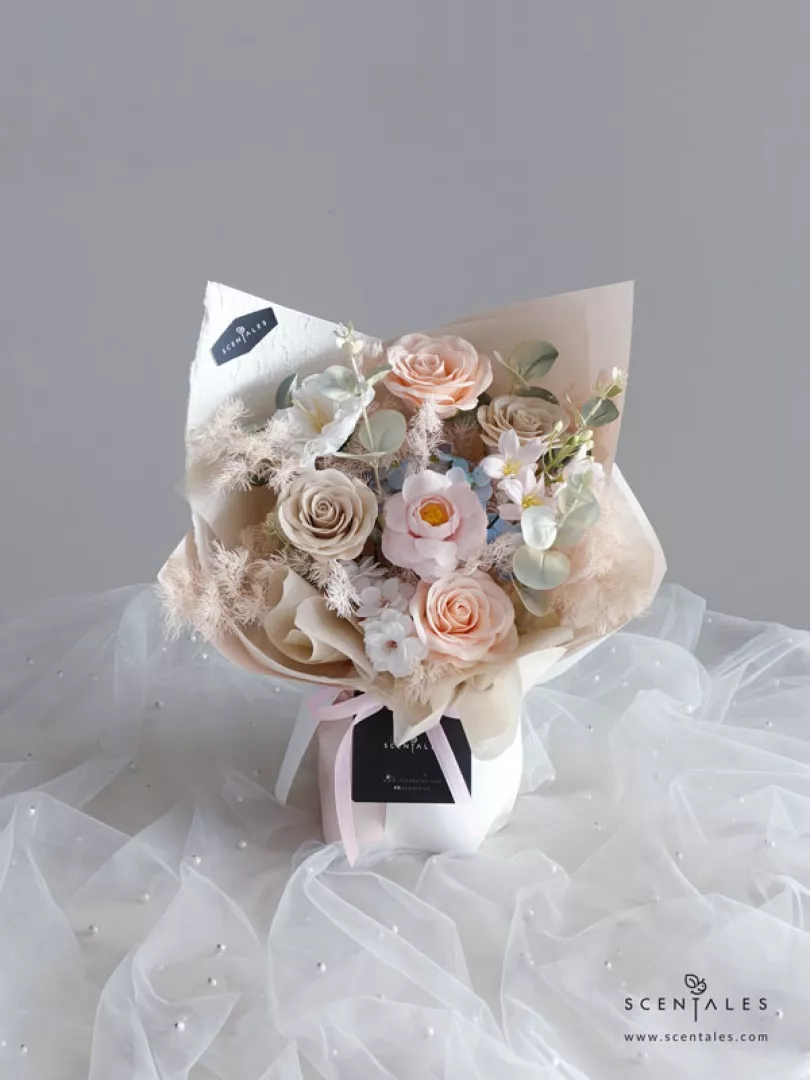 (2026 Mother’s Day Special) Scentales Casey Soap Flower Bouquet