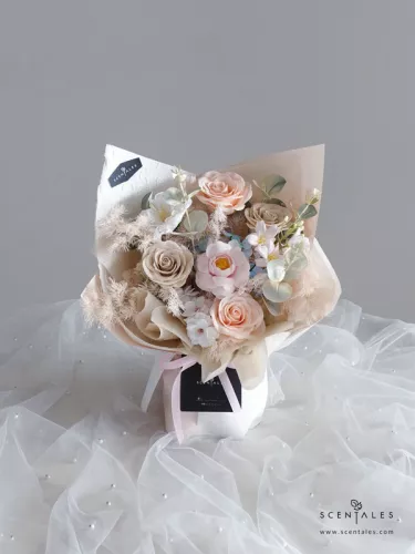 (2026 Mother’s Day Special) Scentales Casey Soap Flower Bouquet