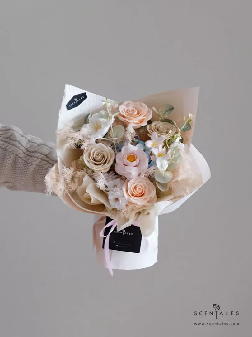 (2026 Mother’s Day Special) Scentales Casey Soap Flower Bouquet