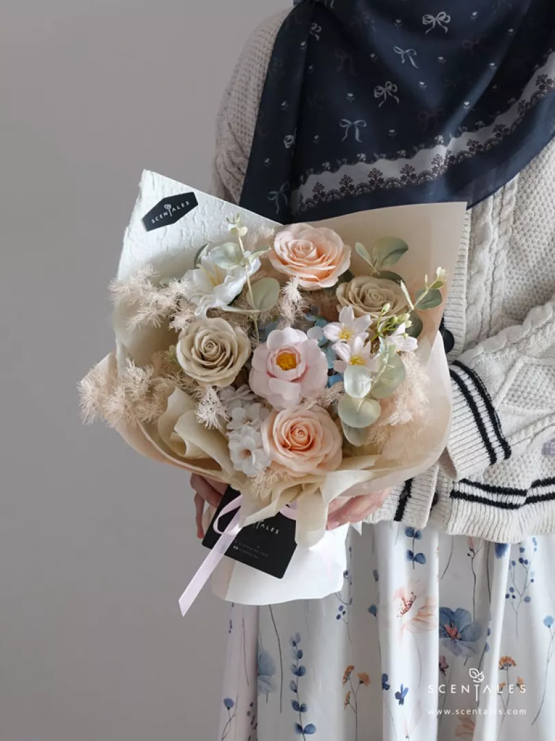 (2026 Mother’s Day Special) Scentales Casey Soap Flower Bouquet