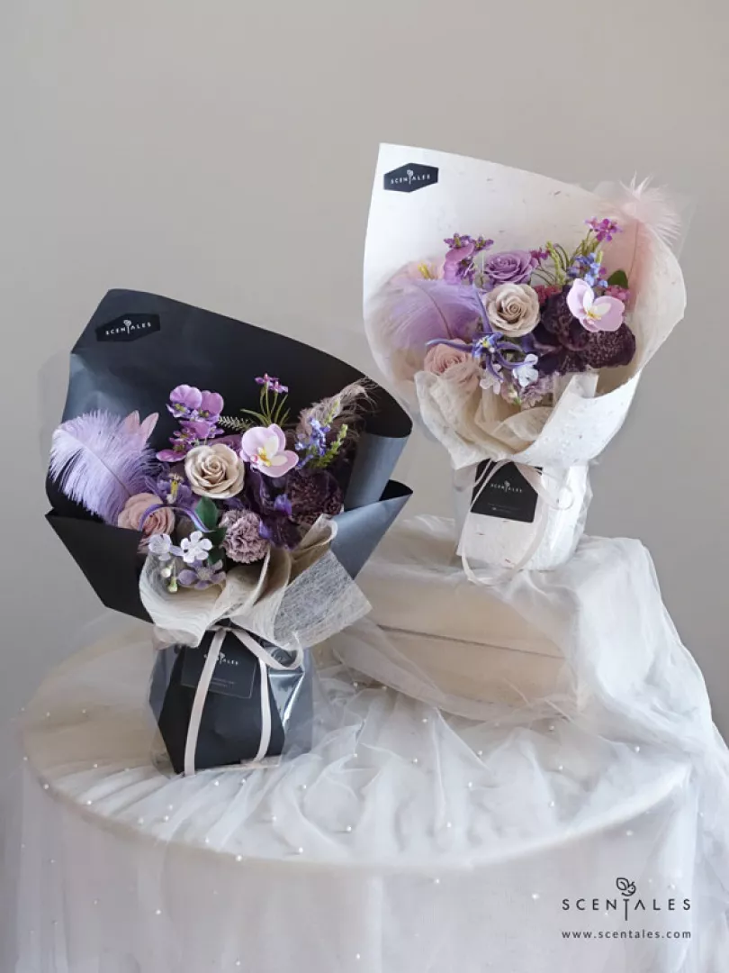 (2026 Mother’s Day Special) Scentales Velour Grace Soap Flower Bouquet