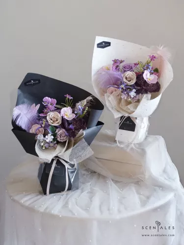 (2026 Mother’s Day Special) Scentales Velour Grace Soap Flower Bouquet