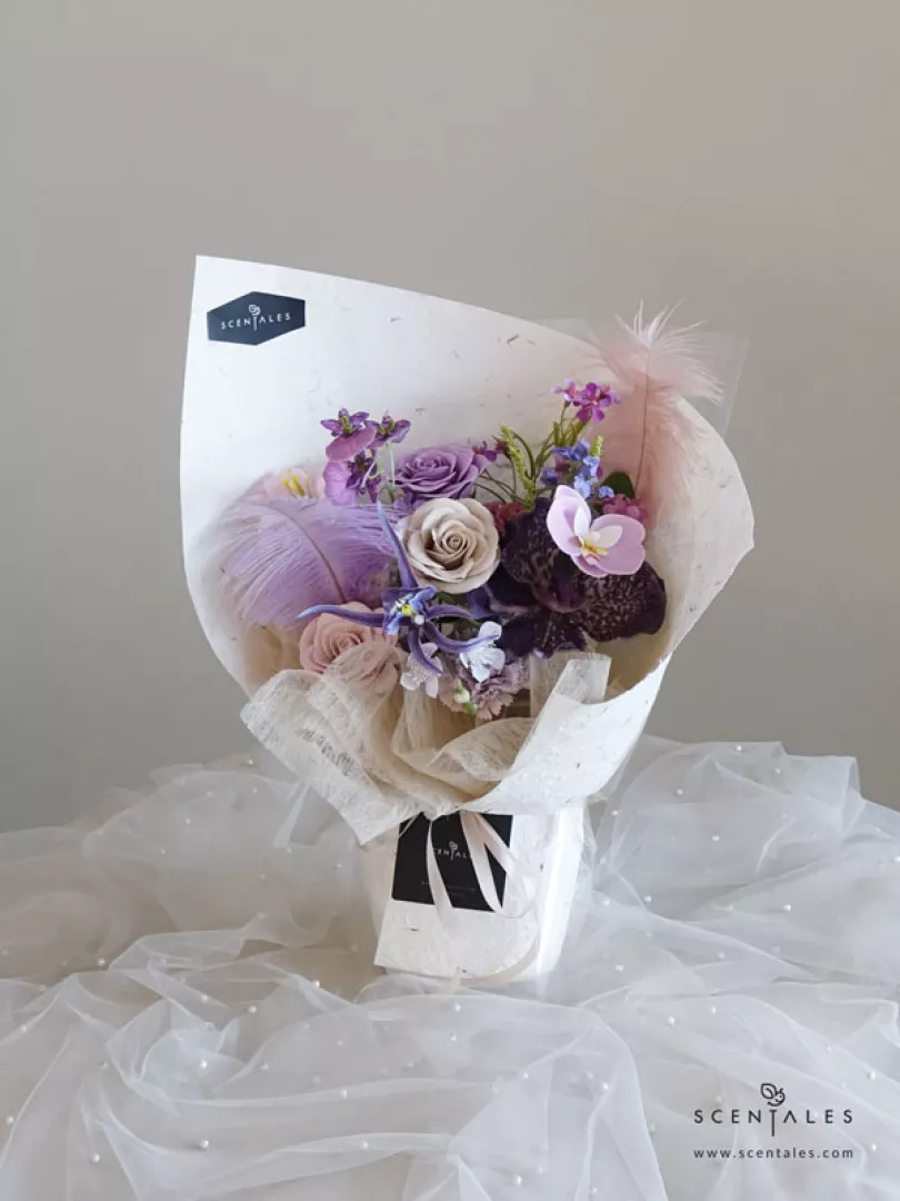 (2026 Mother’s Day Special) Scentales Velour Grace Soap Flower Bouquet