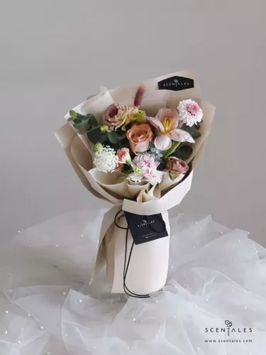 (2026 Mother’s Day Special) Scentales Mom’s Diary Flower Bouquet