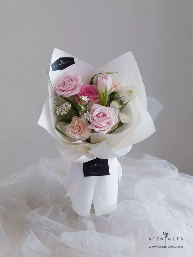 (2026 Mother’s Day Special) Scentales Her Gentle Way Flower Bouquet