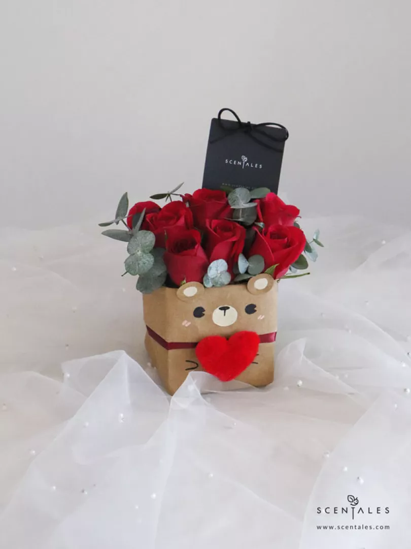 (2026 Valentine’s Day Special) Scentales Barry The Bear Kraft Bag