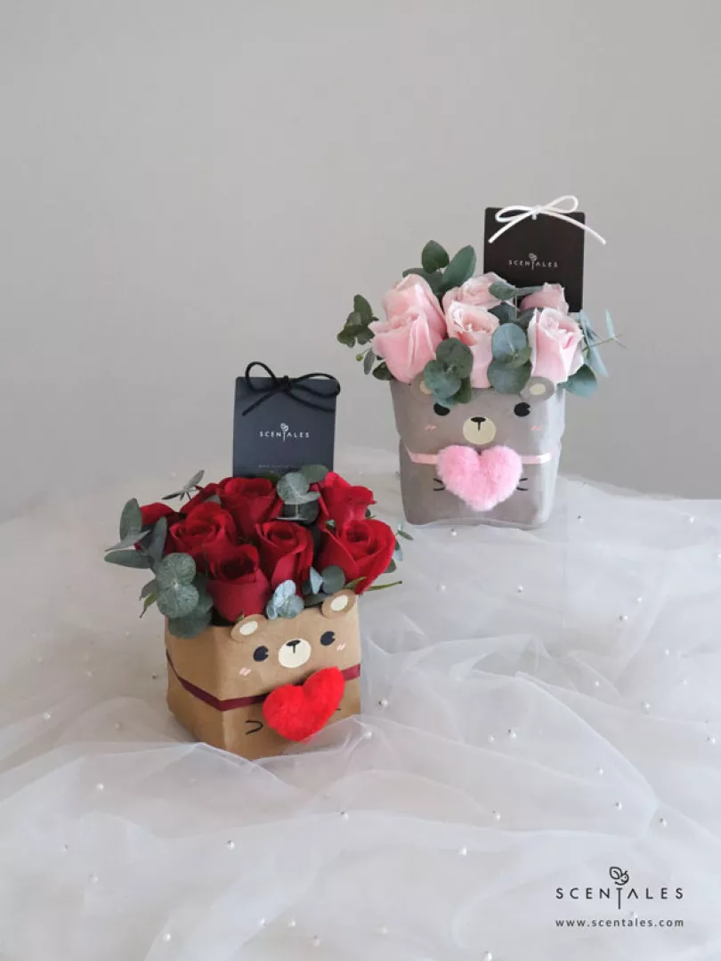 (2026 Valentine’s Day Special) Scentales Barry The Bear Kraft Bag