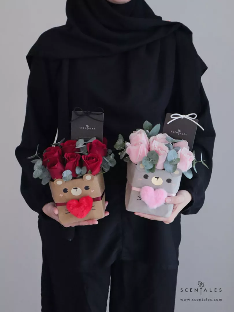 (2026 Valentine’s Day Special) Scentales Barry The Bear Kraft Bag