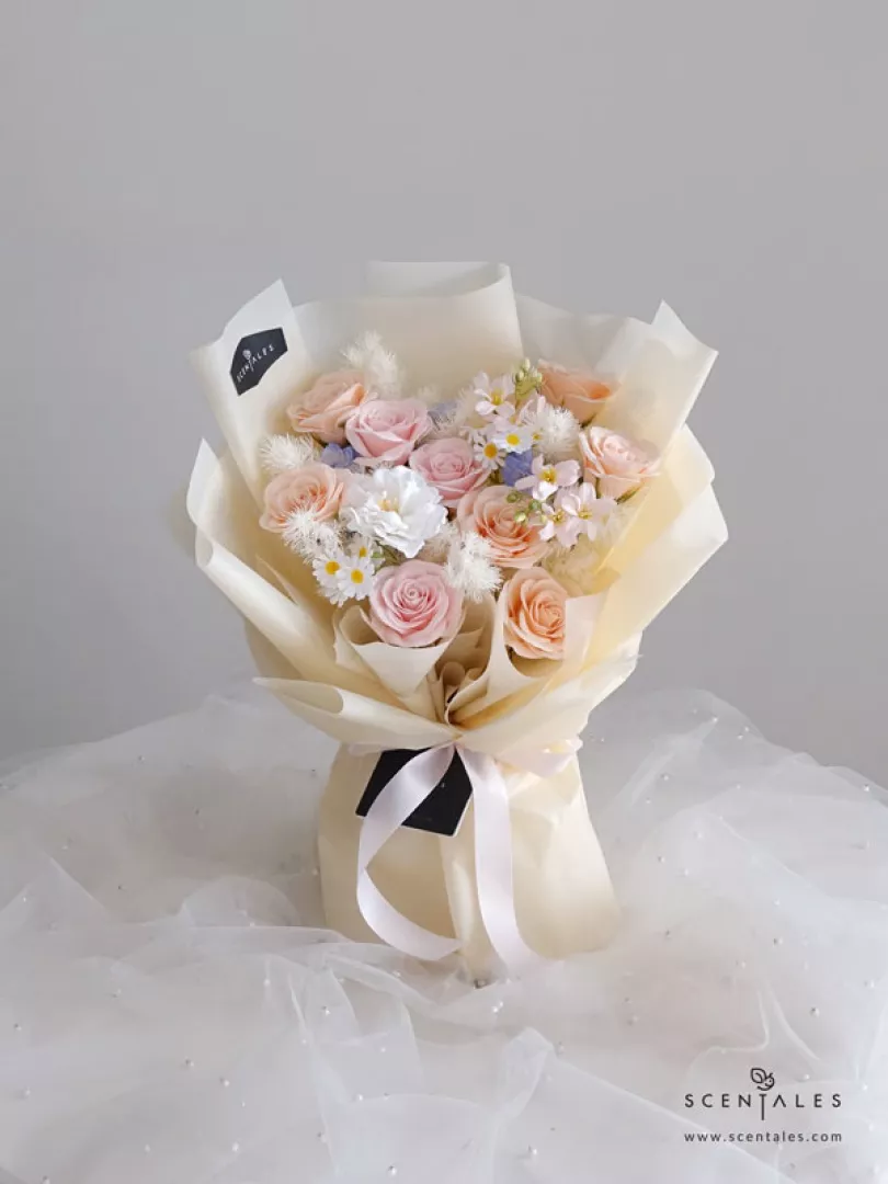 (2026 Valentine’s Day Special) Scentales My Sweet Valentine Soap Flower Bouquet