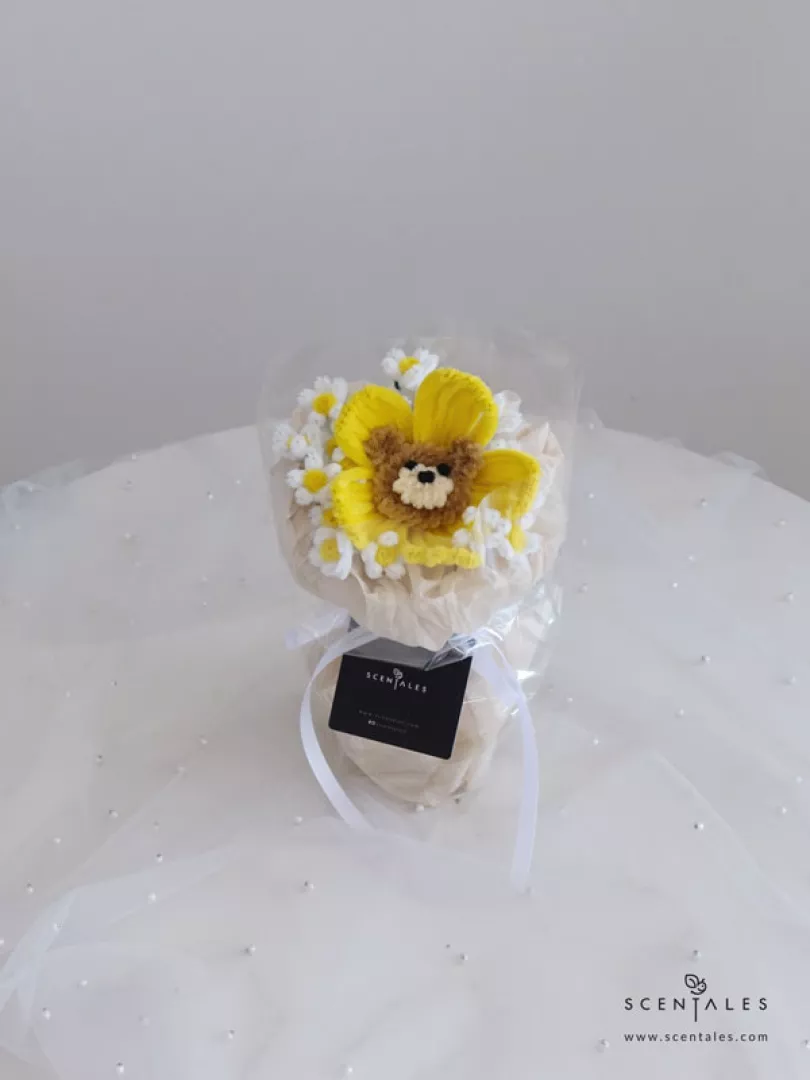 (2026 Valentine’s Day Special) Scentales Sunshine Hugs Twisting Stick Petite Flower Bouquet