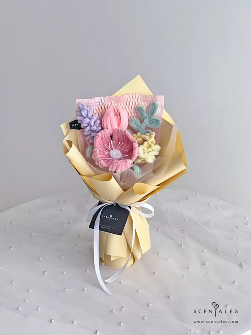 (2026 Valentine’s Day Special) Scentales Garden Daydream Twisting Stick Flower Bouquet