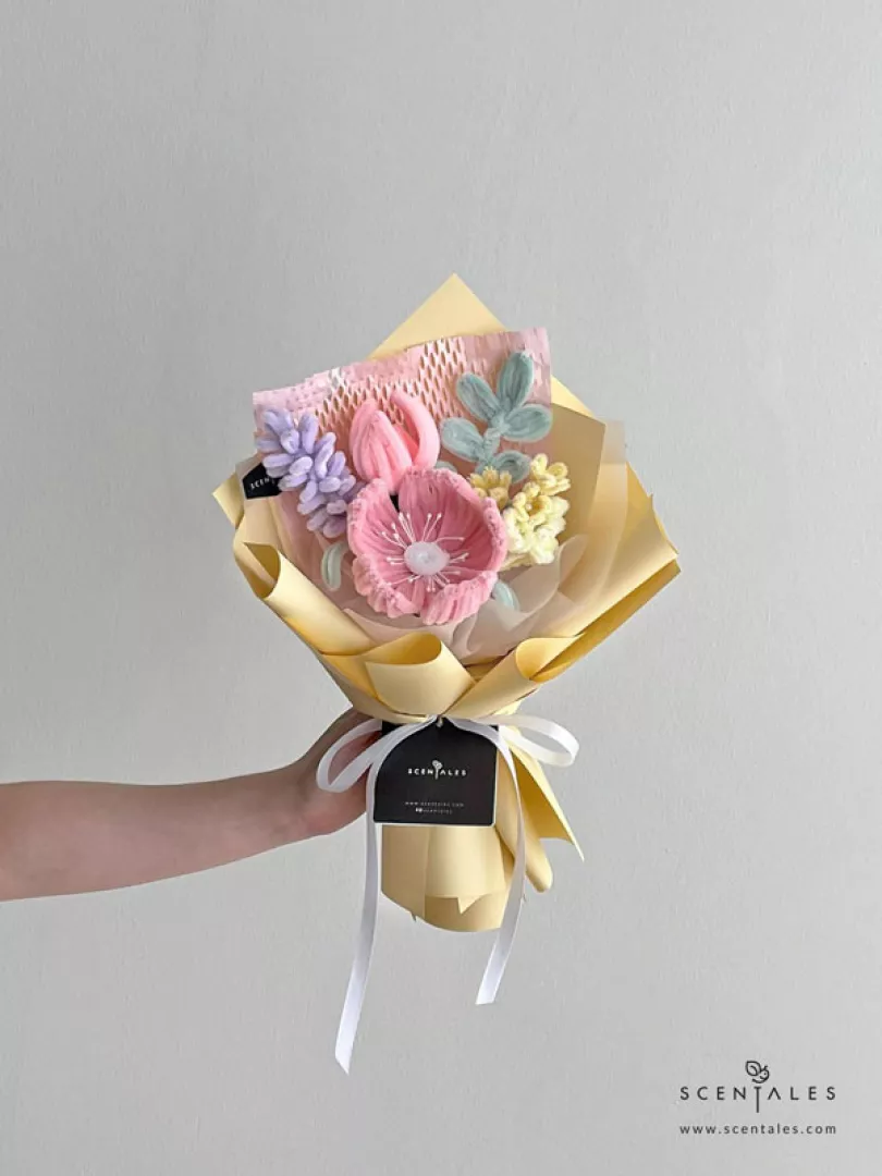 (2026 Valentine’s Day Special) Scentales Garden Daydream Twisting Stick Flower Bouquet