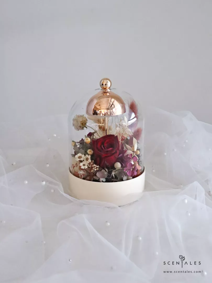 (2026 Mother’s Day Special) Scentales Heirloom of the Heart Bell Jar Lamp
