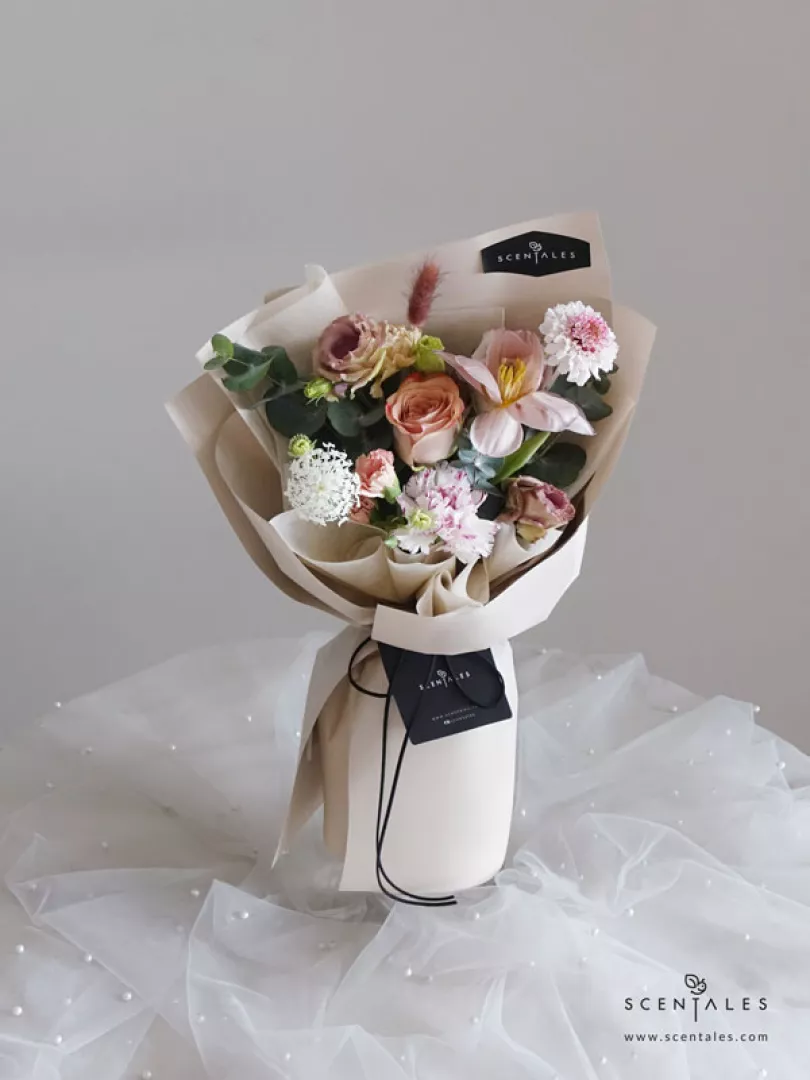 (2026 Mother’s Day Special) Scentales Mom’s Diary Flower Bouquet