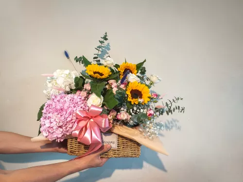 Fiore Di Cesto Di Ortensia 