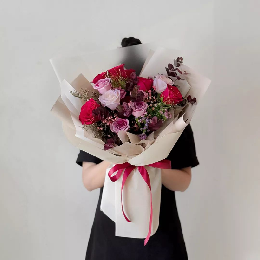 Vday Velvet Twilight Roses