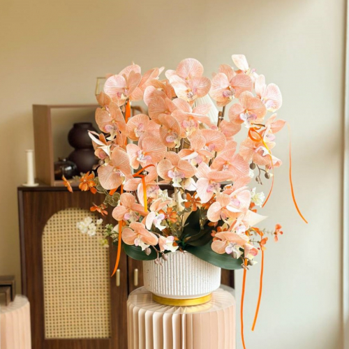 Indira Artificial Orchid Vase