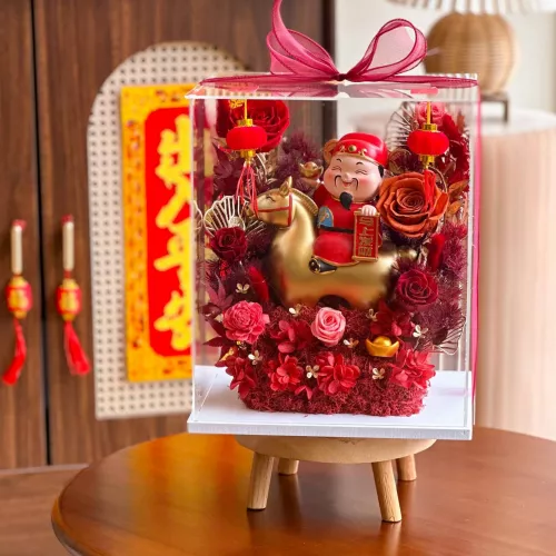 Instant Prosperity Preserved Flower Box