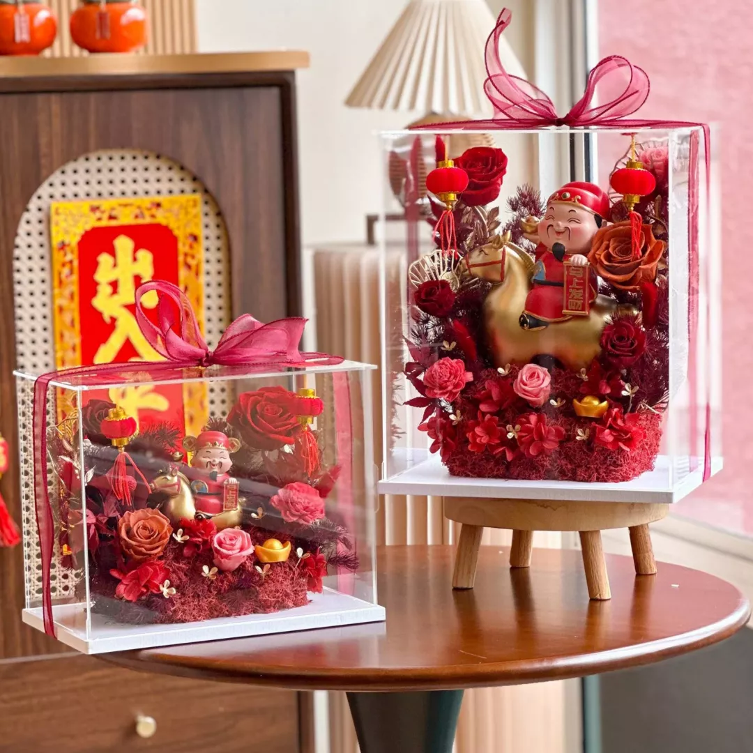 Instant Prosperity Preserved Flower Box