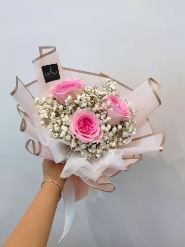 Lovely Pink Bouquet - Valentine's Day Bouquet (Fresh Flower)