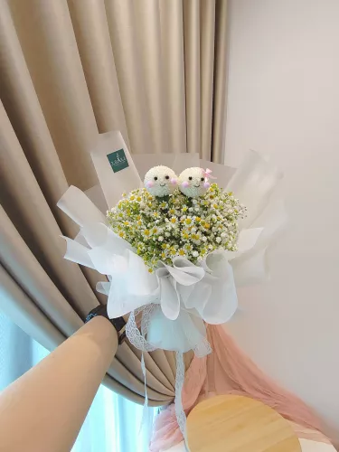 Both of Us - Chamomile Dream Bouquet (Fresh Flower Bouquet)