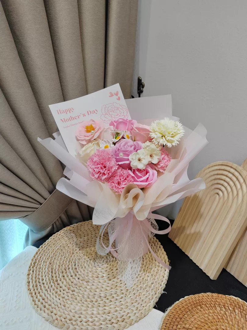 Mother's Day Soap Flower (Pink) Bouquet
