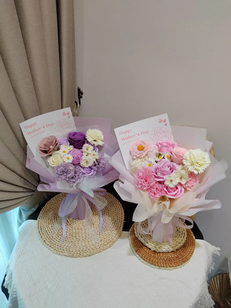 Mother's Day Soap Flower (Pink) Bouquet
