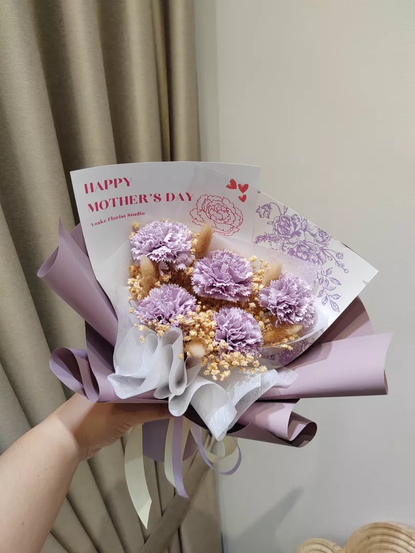 You're The Only (Purple) Bouquet - Soap Flower Bouquet